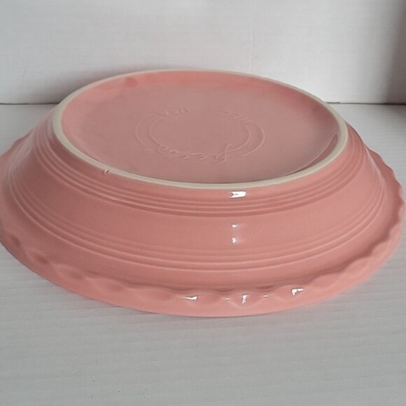 Fiestaware Fiesta CERAMIC Pie Plate Deep Dish Baker Baking Bake Bakeware Peony - Picture 12 of 17